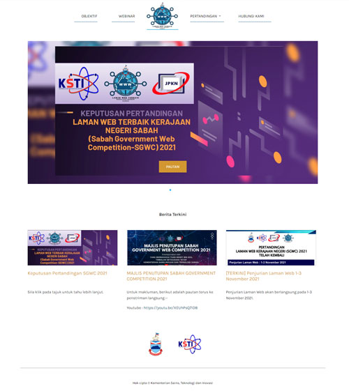Sabah Government Web Competition